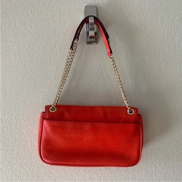 Michael Kors Chili Red Fulton
Small Shoulder Flap Bag new - Picture 9 of 10